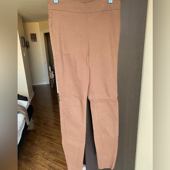 Brown RW&CO legging pants - Picture 1 of 5